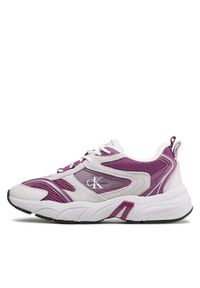 Calvin Klein Jeans Sneakersy Retro Tennis Su-Mesh W YW0YW00891 Różowy. Kolor: różowy. Materiał: zamsz, skóra #2