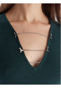 Patrizia Pepe Sweter 2K0331/K7S0-G619 Zielony Regular Fit. Kolor: zielony. Materiał: wiskoza #4