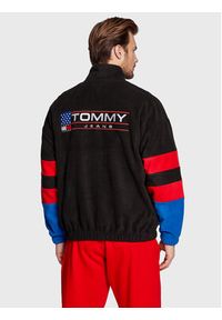Tommy Jeans Polar Skater Modern Sport DM0DM15687 Czarny Oversize. Kolor: czarny. Materiał: syntetyk, polar. Styl: sportowy