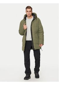 Halti Płaszcz zimowy Linjat 065-0419 Zielony Regular Fit. Kolor: zielony. Materiał: syntetyk. Sezon: zima