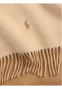 Polo Ralph Lauren Szalik 455954371005 Beżowy. Kolor: beżowy. Materiał: wełna, materiał #2