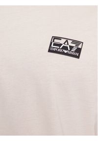 EA7 Emporio Armani T-Shirt 6RPT01 PJNVZ 1716 Beżowy Regular Fit. Kolor: beżowy. Materiał: bawełna