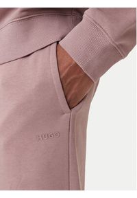 Hugo - HUGO Dres Dapodayote 50492581 Brązowy Regular Fit. Kolor: brązowy. Materiał: bawełna #6