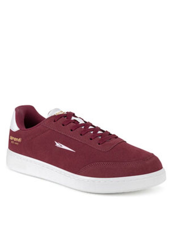 Sprandi Sneakersy V5-6437 Bordowy. Kolor: czerwony. Materiał: syntetyk, materiał
