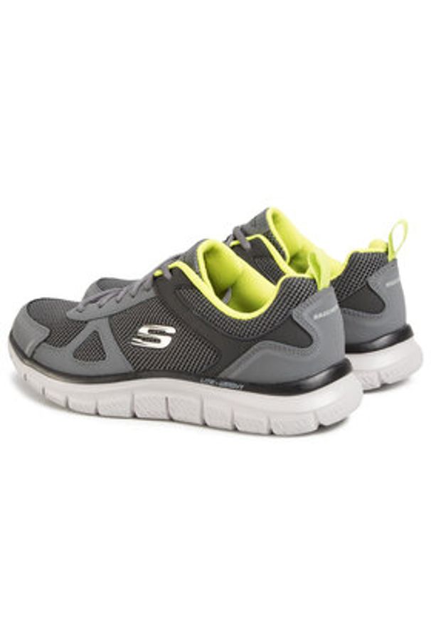 skechers - Skechers Sneakersy Track 52630/CCLM Szary. Kolor: szary. Materiał: skóra