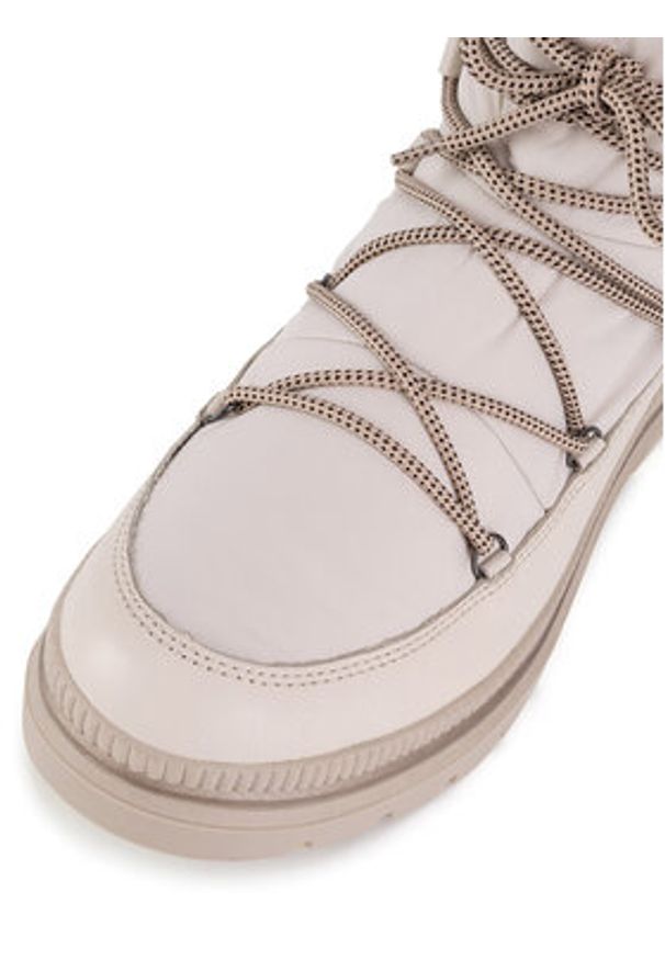 Remonte Botki D0C81-80 Beżowy. Kolor: beżowy. Materiał: skóra