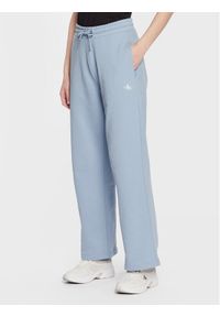 Calvin Klein Jeans Spodnie dresowe J20J220261 Błękitny Relaxed Fit. Kolor: niebieski. Materiał: bawełna