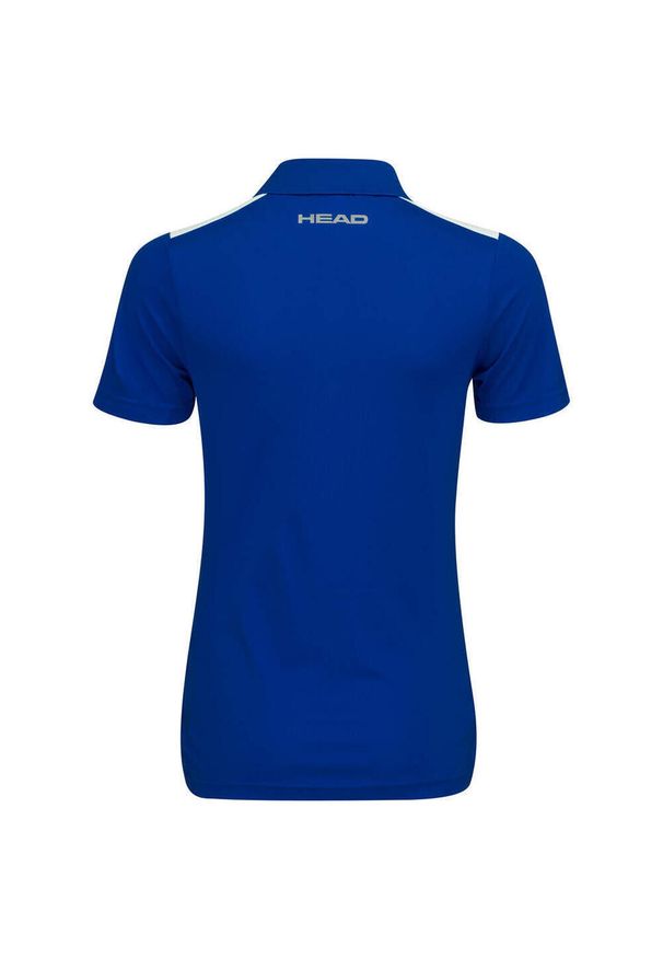 Head - Koszulka polo damska CLUB 22 Tech. Typ kołnierza: polo. Kolor: niebieski. Materiał: poliester. Sport: tenis