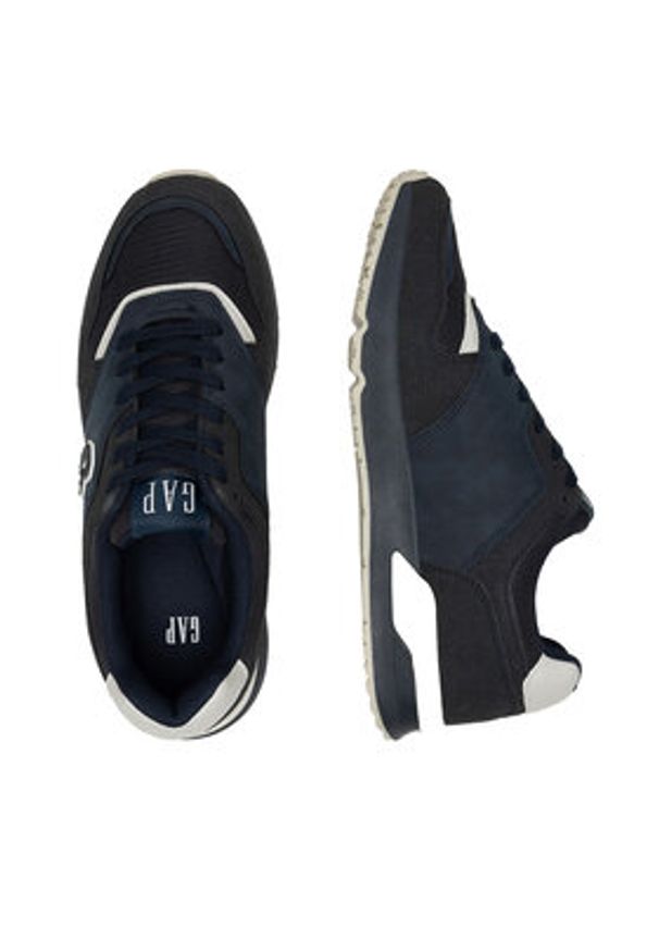 GAP - Gap Sneakersy COLOMBUS RUNNER LOW M GP507014AM-NVGY Granatowy. Kolor: niebieski. Materiał: materiał