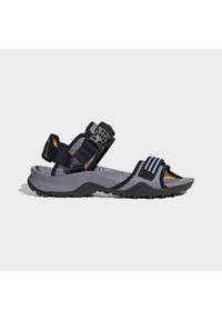 Adidas - Terrex Cyprex Ultra DLX Sandals. Kolor: żółty, niebieski, wielokolorowy. Materiał: materiał