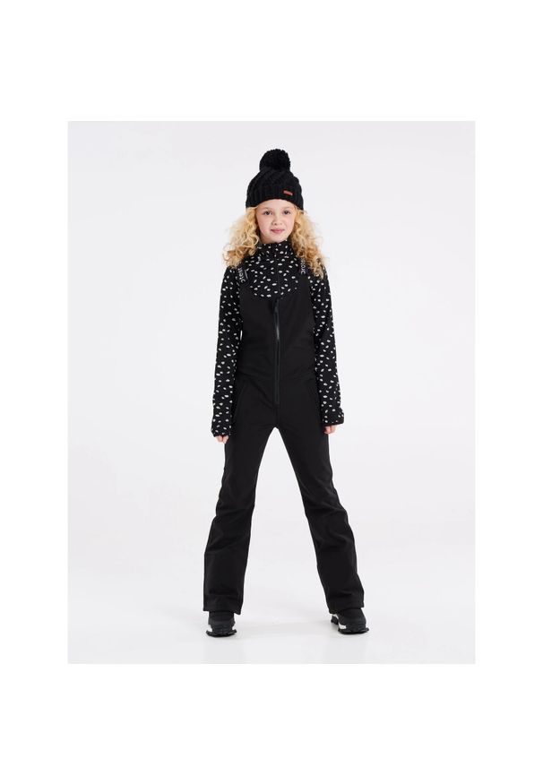 Dziewczęcy kombinezon narciarski Protest Prtchar. Kolor: czarny. Sezon: zima. Sport: narciarstwo