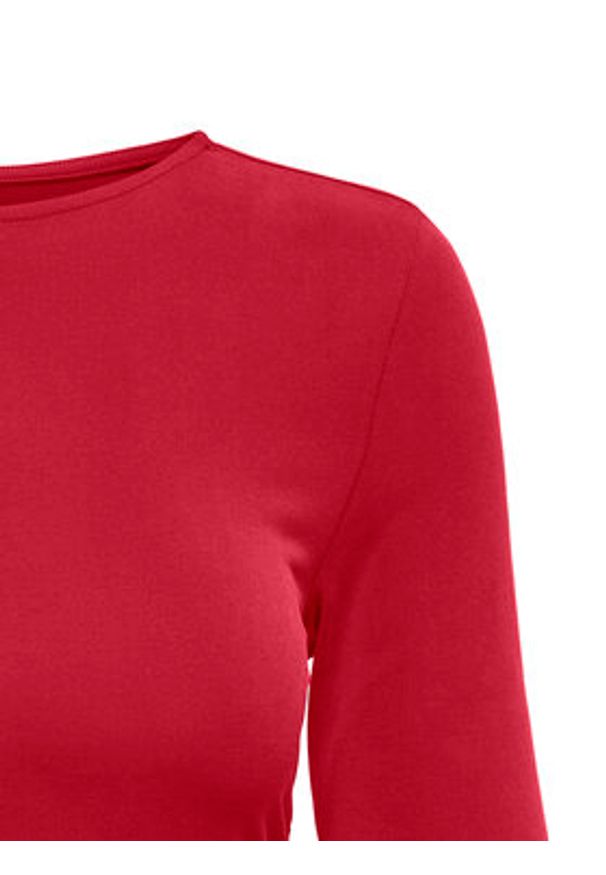 only - ONLY Bluzka Free Life 15365605 Czerwony Regular Fit. Kolor: czerwony. Materiał: syntetyk