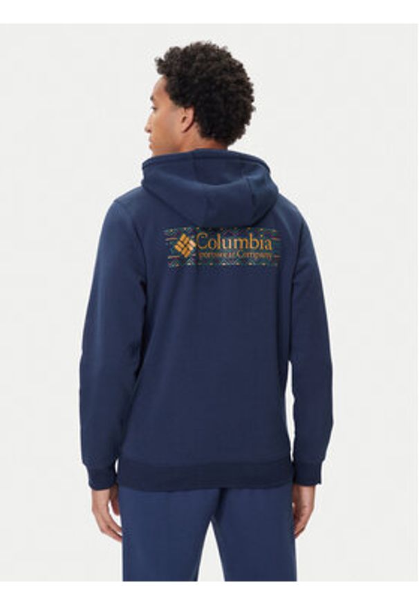columbia - Columbia Bluza 2137182 Granatowy Regular Fit. Kolor: niebieski. Materiał: syntetyk