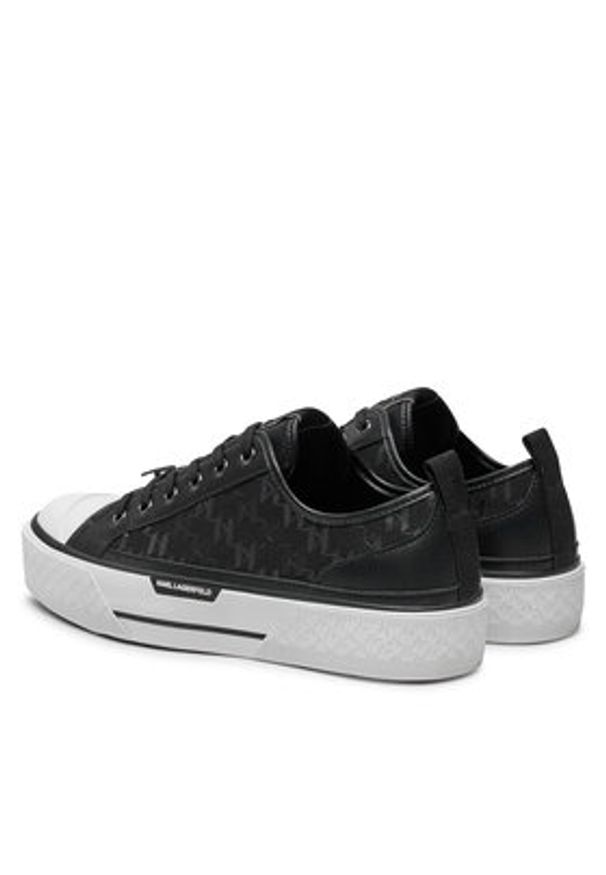Karl Lagerfeld - KARL LAGERFELD Trampki KL50424 Czarny. Kolor: czarny. Materiał: materiał