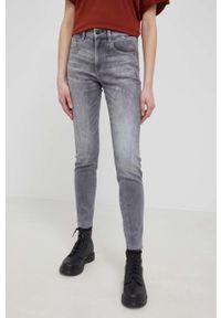 G-Star RAW - G-Star Raw jeansy 3301 D21291.A634 damskie medium waist. Kolor: szary #2