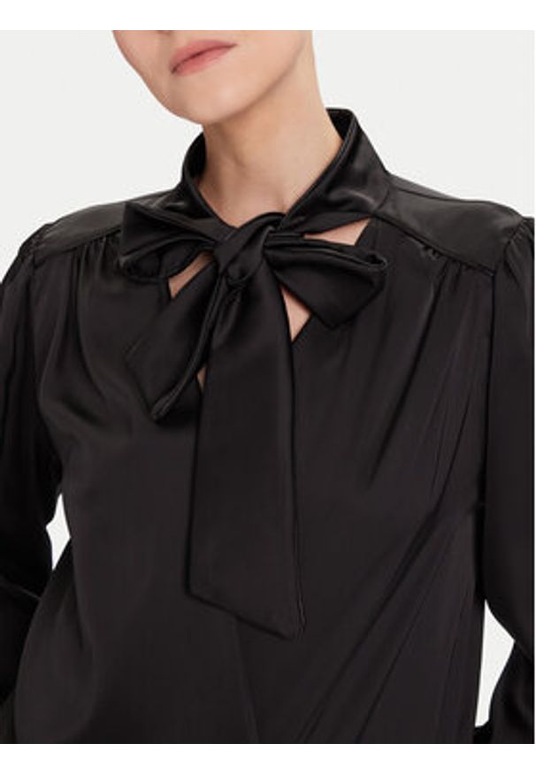 Rinascimento Koszula CFC0125148003 Czarny Regular Fit. Kolor: czarny. Materiał: syntetyk