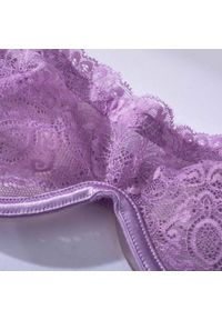 Intica - Koronkowa bielizna z półmiseczkami regulowane ramiączka Rebekah. Kolor: fioletowy. Materiał: koronka. Wzór: koronka #5