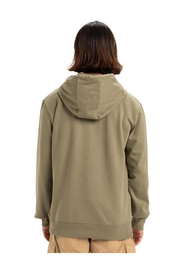 Quiksilver - Bluza z kapturem dla Mężczyzn BASIC Beżowy. Typ kołnierza: kaptur. Kolor: beżowy. Materiał: materiał, poliester, bawełna