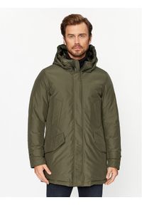 Woolrich Kurtka puchowa Polar CFWOOU0487MRUT0001 Zielony Regular Fit. Kolor: zielony. Materiał: bawełna