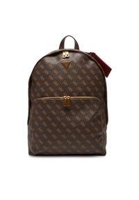 Guess Plecak HMMILO P5219 Brązowy. Kolor: brązowy. Materiał: skóra