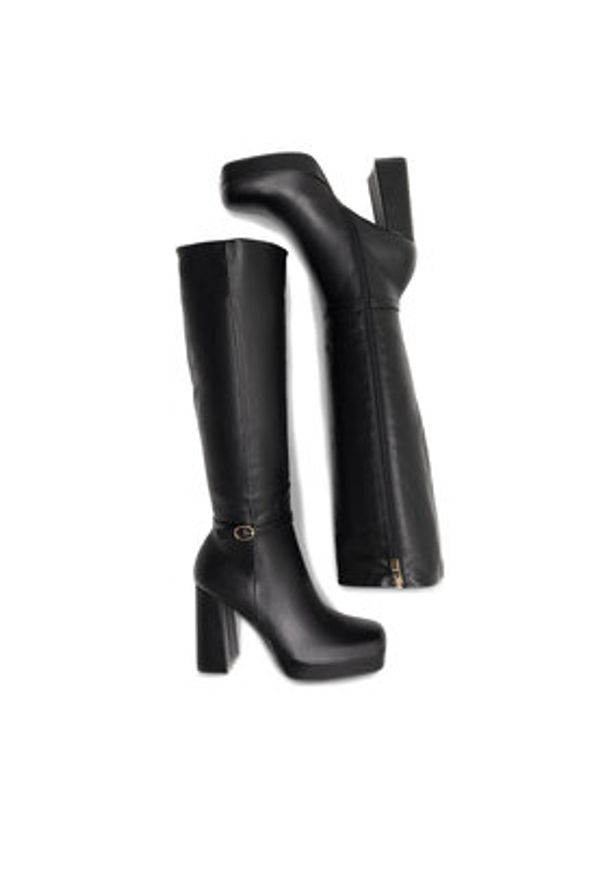 DeeZee Kozaki ROSSA H7617-2 Czarny. Kolor: czarny. Materiał: syntetyk