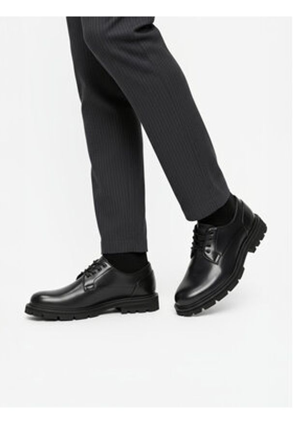 G-Star RAW - G-Star Raw Półbuty EO-DEXTER-06 125AM Granatowy. Kolor: niebieski. Materiał: skóra