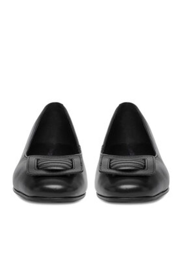 Lasocki Baleriny CEO-RST-WOLLY-01 Czarny. Kolor: czarny. Materiał: skóra