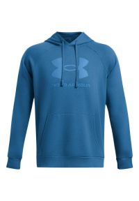 Under Armour - Męska Bluza Polarowa Z Logo Rival. Kolor: niebieski. Materiał: polar