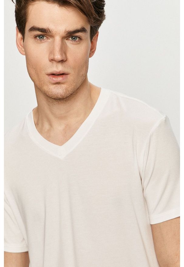 Ted Baker - T-shirt (2-pack). Okazja: na co dzień. Materiał: dzianina. Wzór: gładki. Styl: casual
