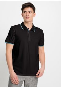 bonprix - Shirt polo pique (3 szt.) z czystej bawełny. Typ kołnierza: polo. Kolor: niebieski. Materiał: bawełna, materiał. Długość rękawa: krótki rękaw. Długość: krótkie #1