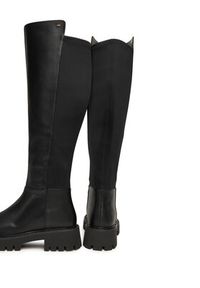 MICHAEL Michael Kors Muszkieterki Asher 40F4ASFB8L Czarny. Kolor: czarny. Materiał: skóra #5