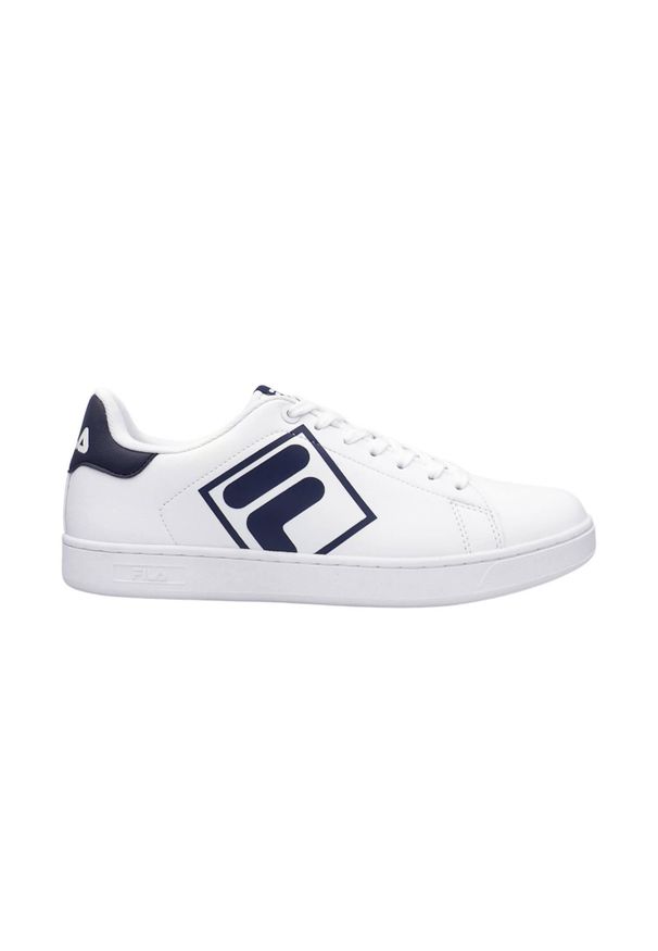 Fila - Męskie Buty Sportowe Z Logo Courtbay. Kolor: biały