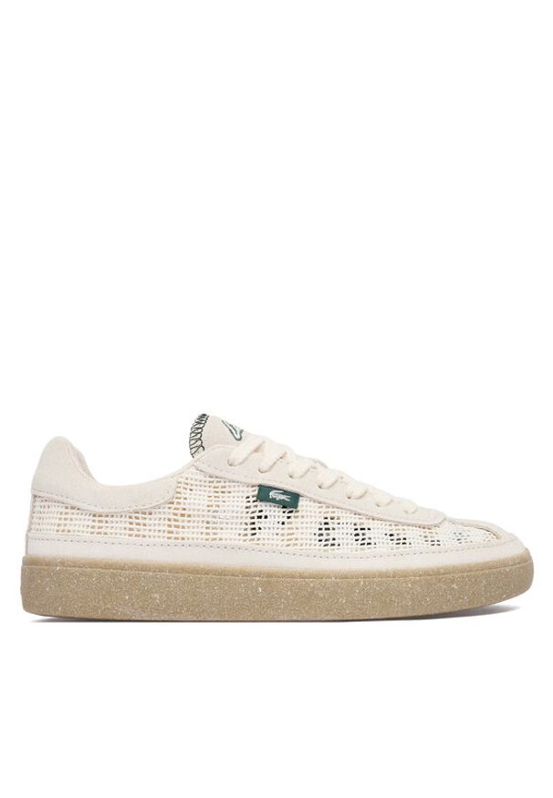 Lacoste Sneakersy Baseshot Lite 51SFA0090 Beżowy jasny. Kolor: beżowy. Materiał: materiał