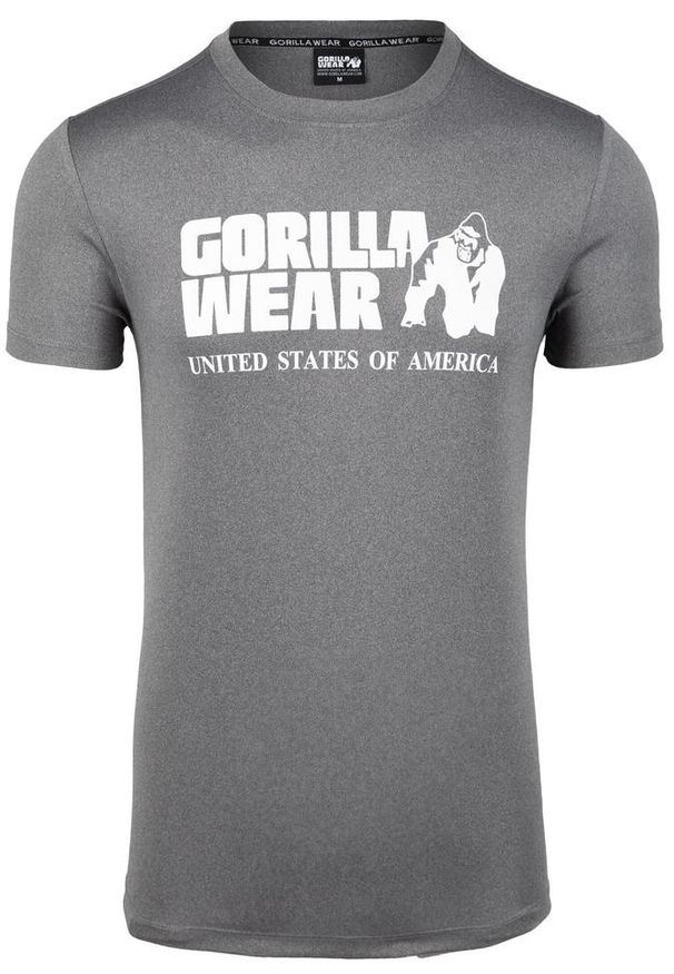 GORILLA WEAR - Koszulka fitness męska Gorilla Wear Classic Training. Kolor: szary. Sport: fitness