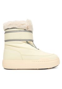 Moon Boot Śniegowce Jr Park Strap 80D3440030 D Beżowy. Kolor: beżowy. Materiał: materiał