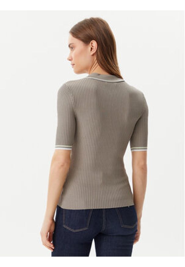Guess Sweter W5GR37 Z3L10 Zielony Regular Fit. Kolor: zielony. Materiał: wiskoza