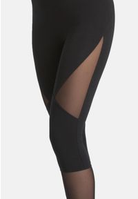 TEYLI - Legginsy na fitness damskie Teyli Tina 7/8. Kolor: czarny. Materiał: bawełna, elastan. Sport: fitness