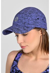 NESSI SPORTSWEAR - Czapka z daszkiem do biegania Unisex Nessi Sportswear. Kolor: fioletowy. Styl: sportowy