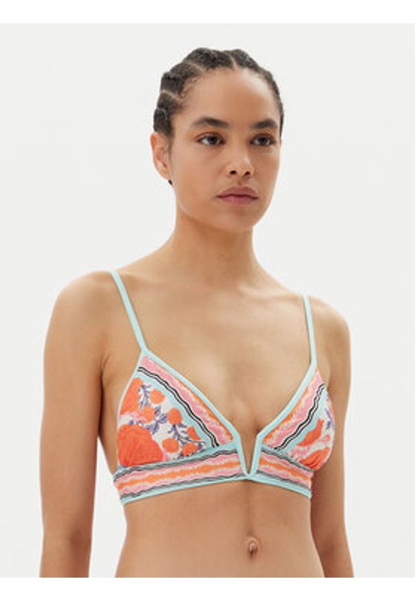 Maaji Góra od bikini Sea Paradiso PT3842SLG001 Turkusowy. Kolor: turkusowy. Materiał: syntetyk