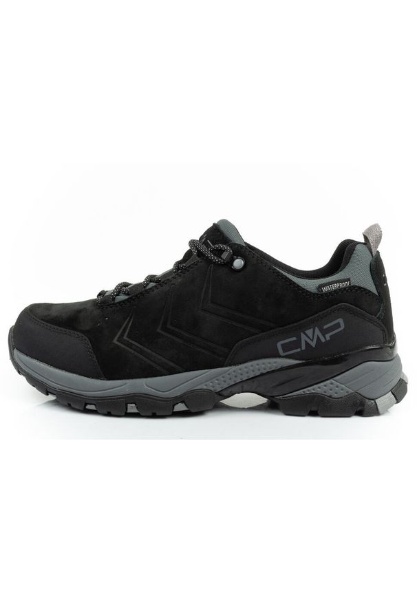 Buty męskie trekkingowe CMP Melnick. Kolor: wielokolorowy, czarny, szary. Materiał: zamsz