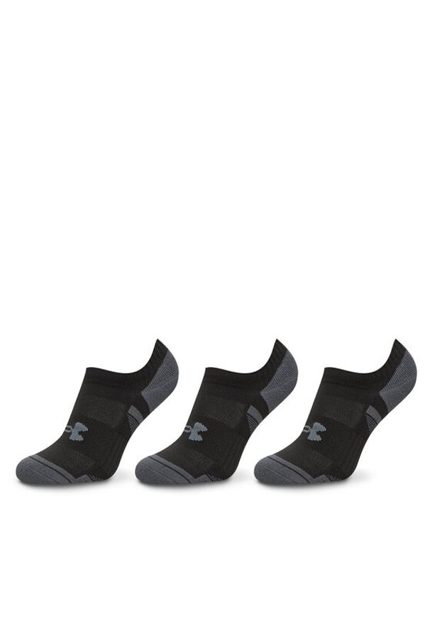 Under Armour Zestaw 3 par stopek unisex Performance Tech 1379526 Czarny. Kolor: czarny. Materiał: materiał, bawełna