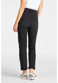 Lee - LEE MOM STRAIGHT HIGH WAIST DAMSKIE SPODNIE JEANSOWE JEANSY L32ICPOZ 112107525. Stan: podwyższony