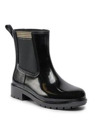 TOMMY HILFIGER - Tommy Hilfiger Kalosze Essential Tommy Rainboot FW0FW07760 Czarny. Kolor: czarny. Materiał: guma #6