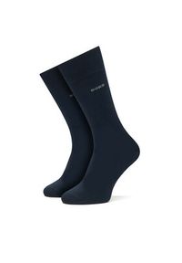 BOSS Zestaw 2 par wysokich skarpet męskich 2P RS Tom 50534901 Granatowy. Kolor: niebieski. Materiał: bawełna, materiał #3