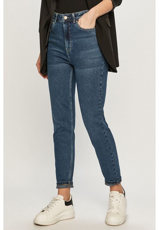 Vero Moda Jeansy damskie. Stan: podwyższony. Kolor: niebieski