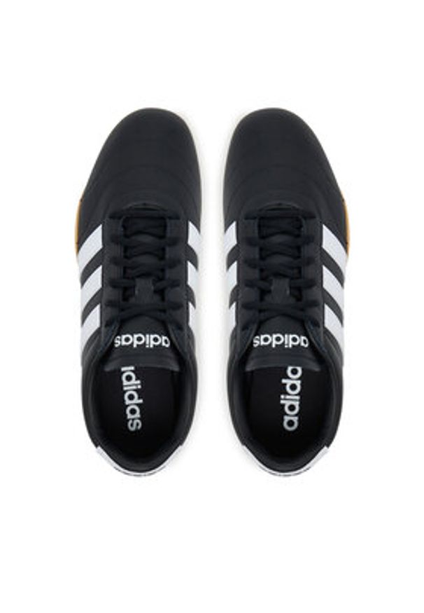 Adidas - adidas Sneakersy Grand Court Lo JQ9684 Czarny. Kolor: czarny. Materiał: skóra