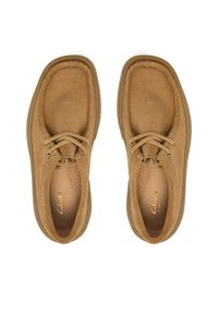 Clarks Półbuty Torview W 26184946 Brązowy. Kolor: brązowy. Materiał: zamsz, skóra
