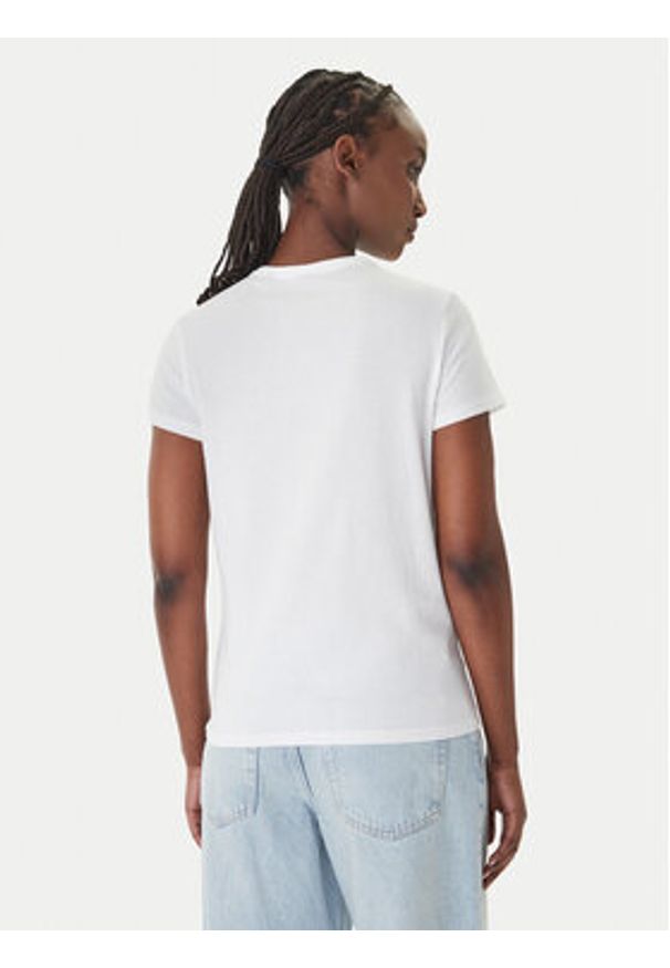 BOSS T-Shirt Eventsa10 50557843 Biały Slim Fit. Kolor: biały. Materiał: bawełna