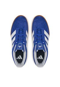 Adidas - adidas Buty halowe Spezialist JH8776 Granatowy. Kolor: niebieski. Materiał: skóra, zamsz #6