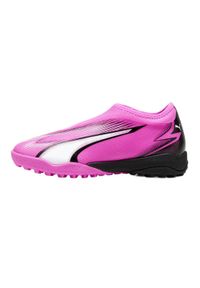 Puma - Buty piłkarskie dziecięce PUMA Ultra Match LL TT + Mid Jr. Kolor: różowy. Sport: piłka nożna #1